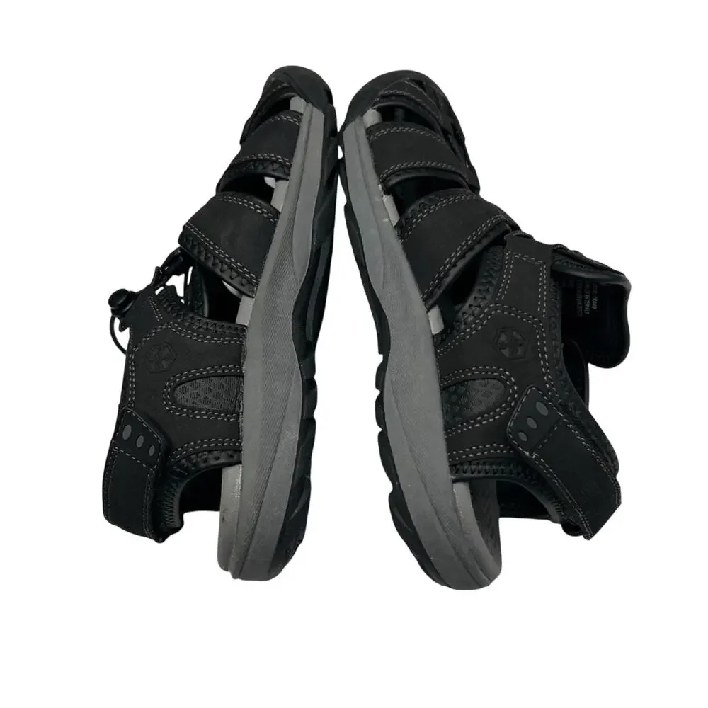 Khombu Mens Travis Black Sandals Size 10 Active Outdoor Hiking Gorpcore Granola